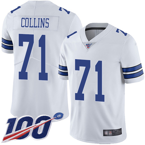 Men Dallas Cowboys Limited White La el Collins Road 71 100th Season Vapor Untouchable NFL Jersey